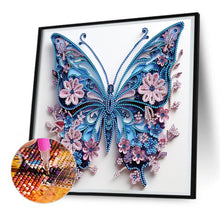 Load image into Gallery viewer, Diamond Painting - Partial Special Shaped - butterfly paper painting (30*30CM)
