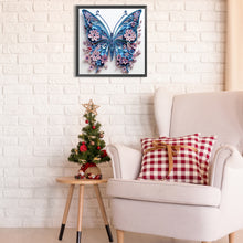 Load image into Gallery viewer, Diamond Painting - Partial Special Shaped - butterfly paper painting (30*30CM)
