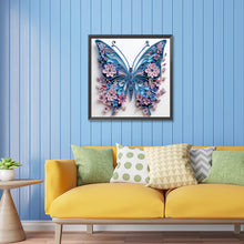 Load image into Gallery viewer, Diamond Painting - Partial Special Shaped - butterfly paper painting (30*30CM)
