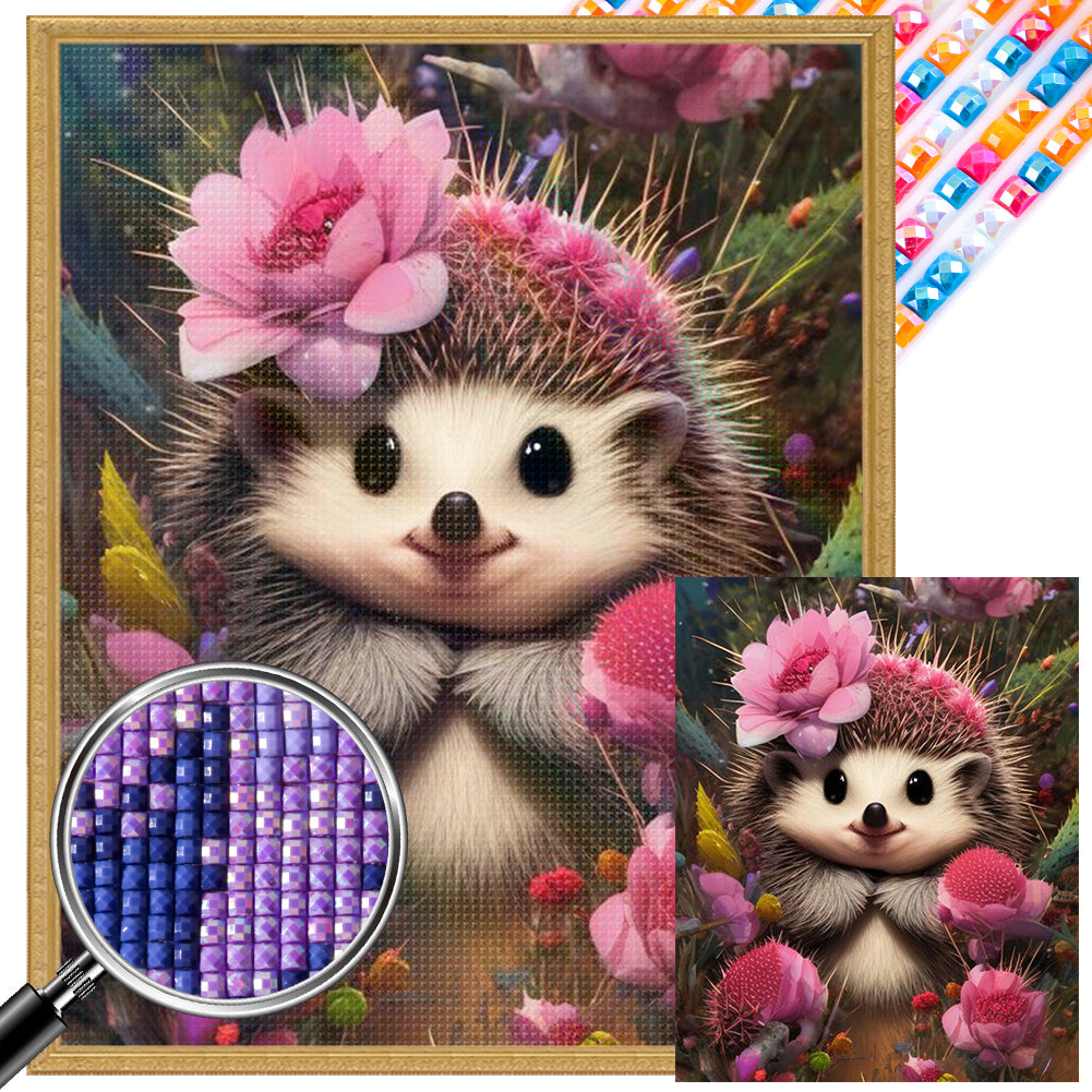 AB Diamond Painting - Full Square - little hedgehog (40*50CM)
