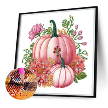 Load image into Gallery viewer, Diamond Painting - Partial Special Shaped - autumn pumpkin (30*30CM)
