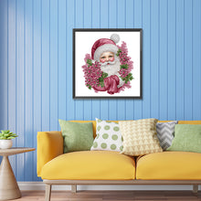 Load image into Gallery viewer, Diamond Painting - Partial Special Shaped - Pink Santa Claus (30*30CM)
