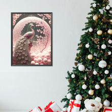 Load image into Gallery viewer, Diamond Painting - Full Round - Sakura tree peacock (30*40CM)
