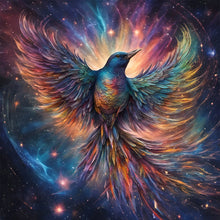 Load image into Gallery viewer, Diamond Painting - Full Round - cosmic starry sky birds (30*30CM)
