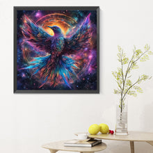 Load image into Gallery viewer, Diamond Painting - Full Round - cosmic starry sky birds (30*30CM)
