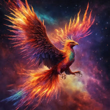 Load image into Gallery viewer, Diamond Painting - Full Round - cosmic starry sky birds (30*30CM)
