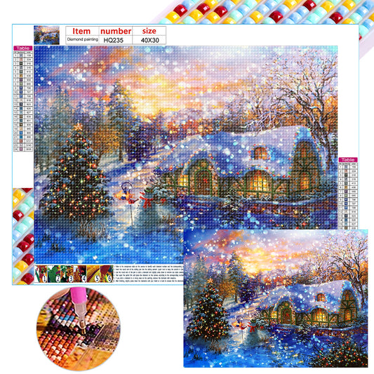 Diamond Painting - Full Square - Snow Cartoon Series (40*30CM)