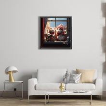 Load image into Gallery viewer, AB Diamond Painting - Full Round - winter night animals (40*40CM)
