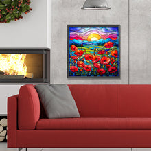 Load image into Gallery viewer, Diamond Painting - Full Round - sunshine poppy flower (30*30CM)
