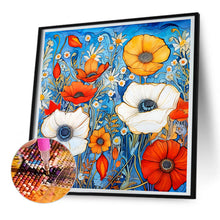 Load image into Gallery viewer, Diamond Painting - Full Round - poppy flower (30*30CM)

