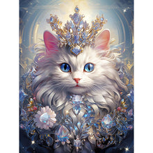 Load image into Gallery viewer, Diamond Painting - Full Round - diamond cat (30*40CM)
