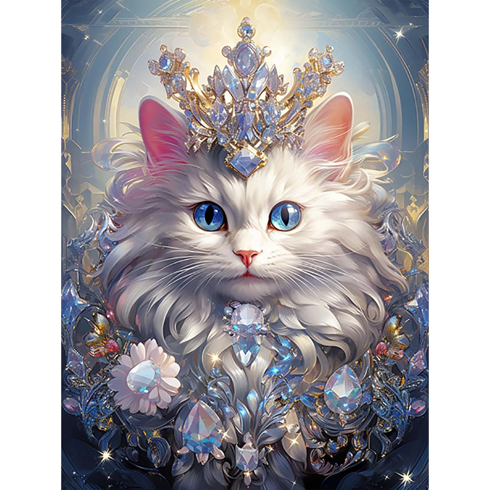 Diamond Painting - Full Round - diamond cat (30*40CM)