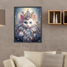 Load image into Gallery viewer, Diamond Painting - Full Round - diamond cat (30*40CM)
