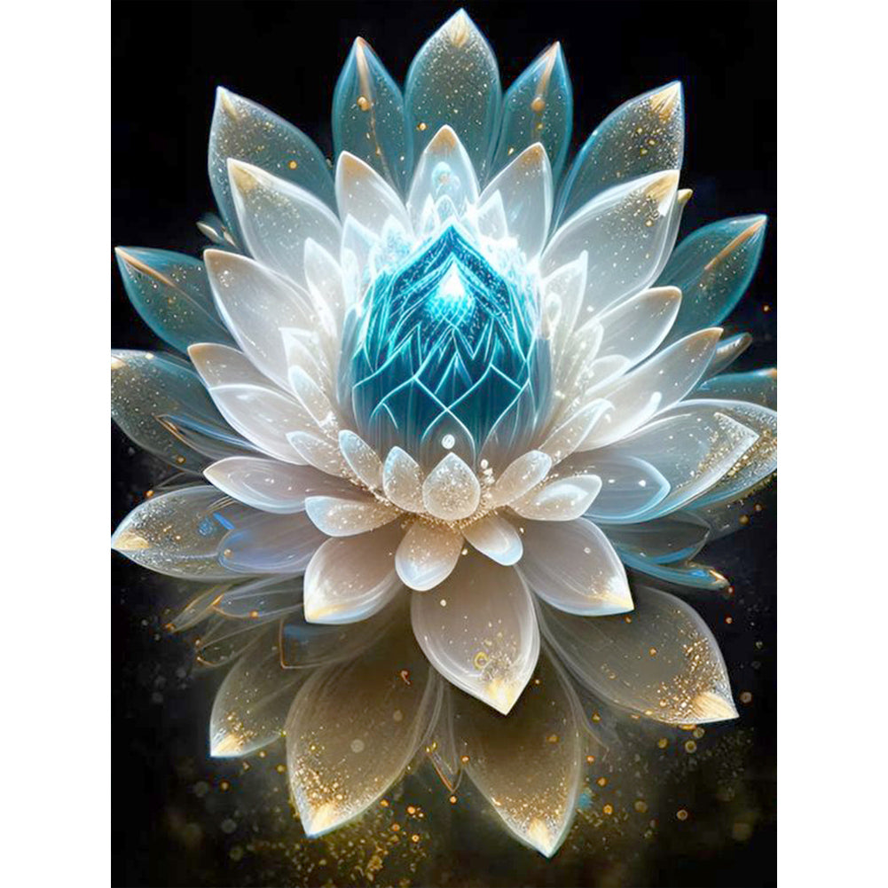 Diamond Painting - Full Round - holy lotus (30*40CM)