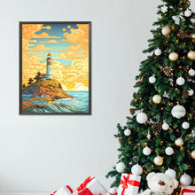 Load image into Gallery viewer, Diamond Painting - Full Round - Chaoyang seaside lighthouse (30*40CM)
