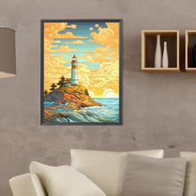 Load image into Gallery viewer, Diamond Painting - Full Round - Chaoyang seaside lighthouse (30*40CM)
