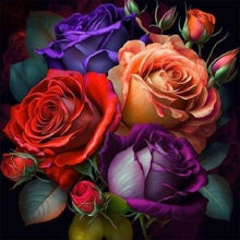 Load image into Gallery viewer, Diamond Painting - Full Round - Rose (30*30CM)
