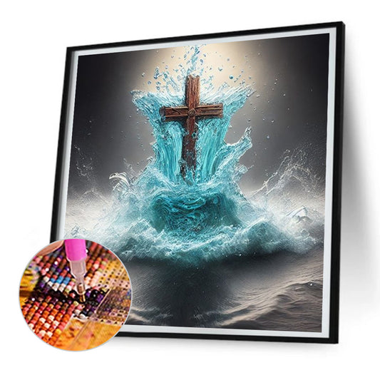 Diamond Painting - Full Round - cross (30*30CM)