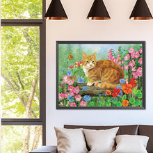 Load image into Gallery viewer, Diamond Painting - Full Square - cat (40*30CM)
