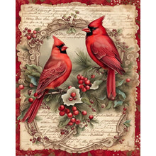 Load image into Gallery viewer, Diamond Painting - Full Square - Christmas cardinal (40*50CM)

