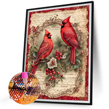 Load image into Gallery viewer, Diamond Painting - Full Square - Christmas cardinal (40*50CM)
