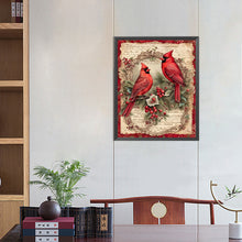 Load image into Gallery viewer, Diamond Painting - Full Square - Christmas cardinal (40*50CM)
