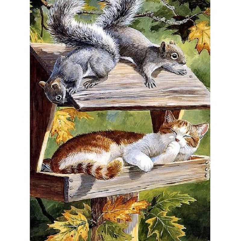 Diamond Painting - Full Square - cat (30*40CM)