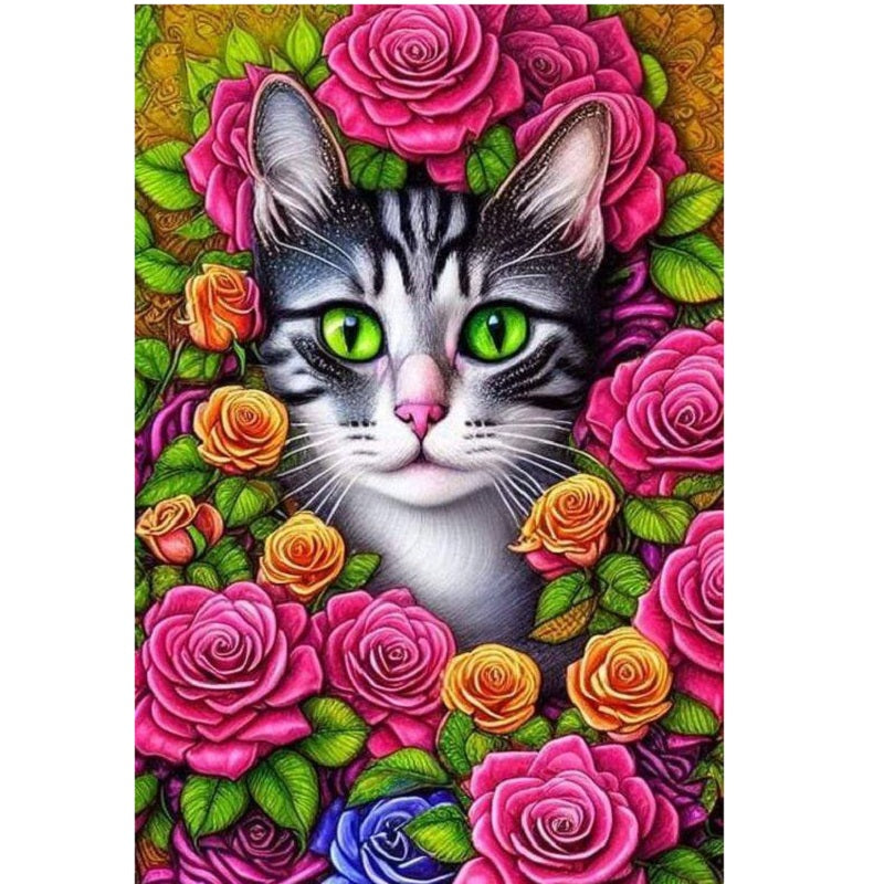 Diamond Painting - Full Square - cat (30*40CM)