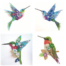Load image into Gallery viewer, 4pcs Diamond Painting Set - hummingbird (30*30CM)
