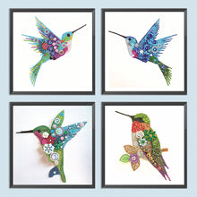 Load image into Gallery viewer, 4pcs Diamond Painting Set - hummingbird (30*30CM)
