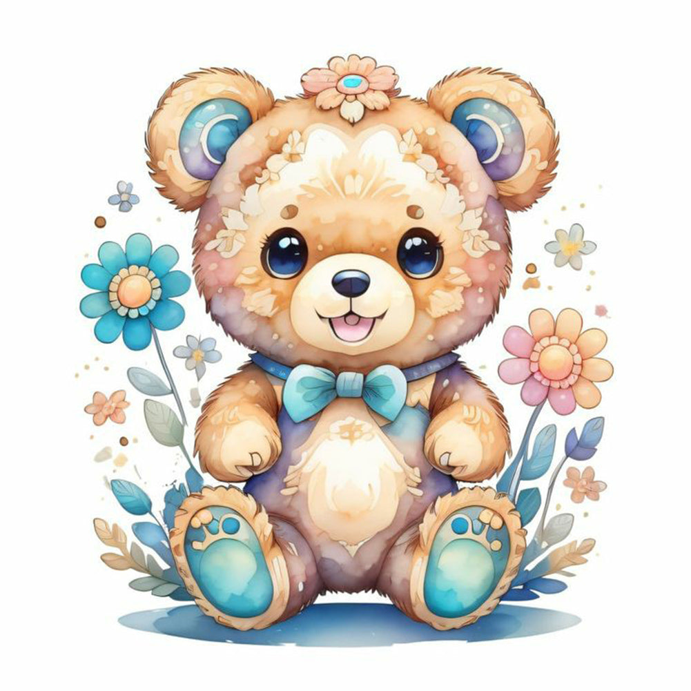 Diamond Painting - Full Round - bear (30*30CM)