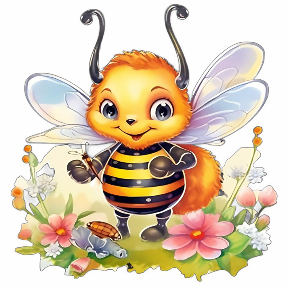 Diamond Painting - Full Round - bee (30*30CM)