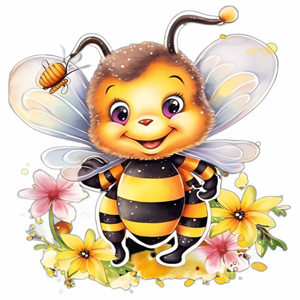 Diamond Painting - Full Round - bee (30*30CM)