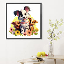 Load image into Gallery viewer, Diamond Painting - Full Round - puppy (30*30CM)
