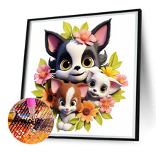 Load image into Gallery viewer, Diamond Painting - Full Round - puppy (30*30CM)
