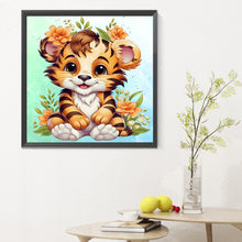 Load image into Gallery viewer, Diamond Painting - Full Round - tiger (30*30CM)
