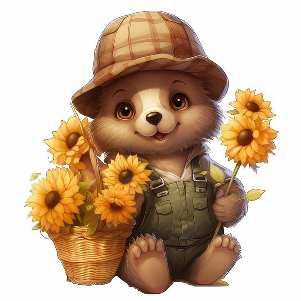 Diamond Painting - Full Round - bear (30*30CM)