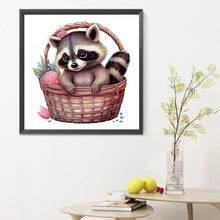 Load image into Gallery viewer, Diamond Painting - Full Round - raccoon (30*30CM)
