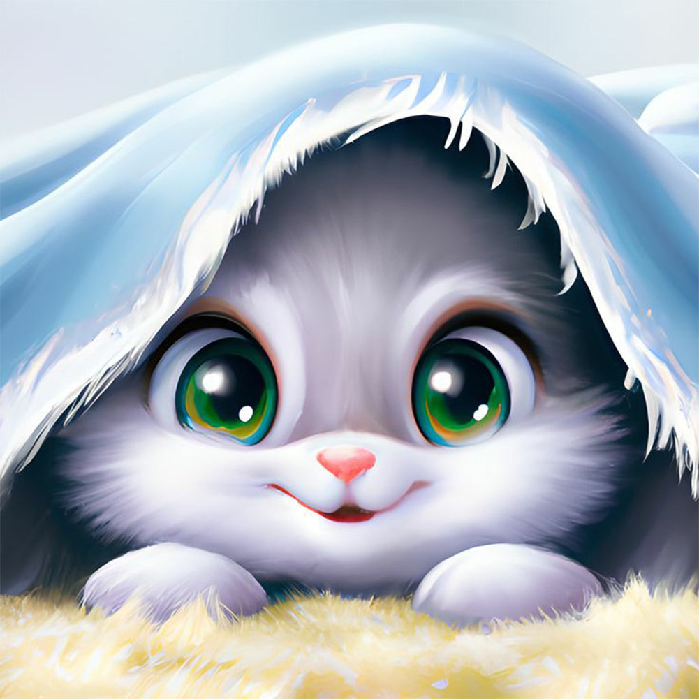 Diamond Painting - Full Round - rabbit (30*30CM)