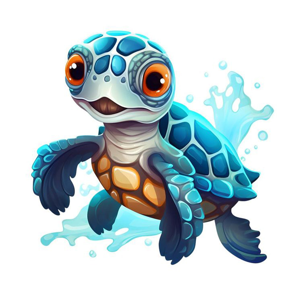 Diamond Painting - Full Round - sea turtle (30*30CM)