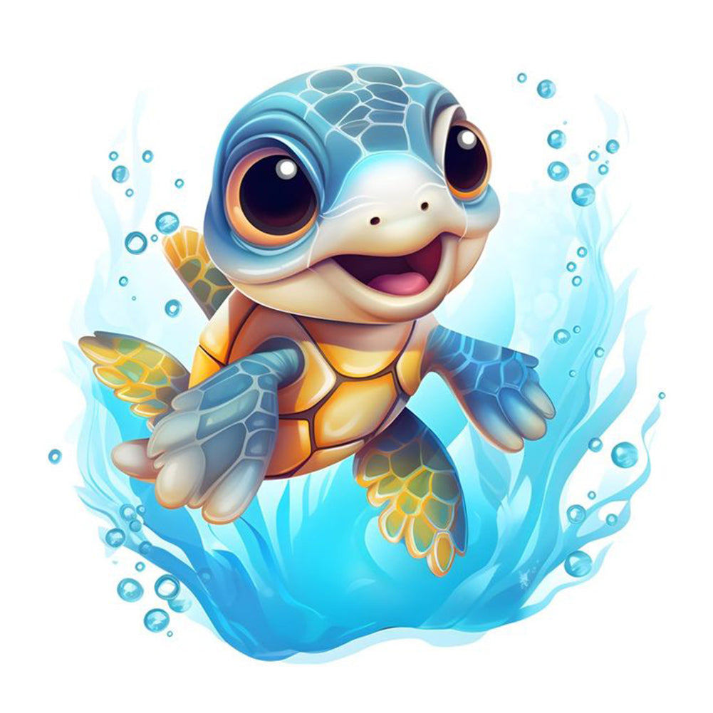 Diamond Painting - Full Round - sea turtle (30*30CM)