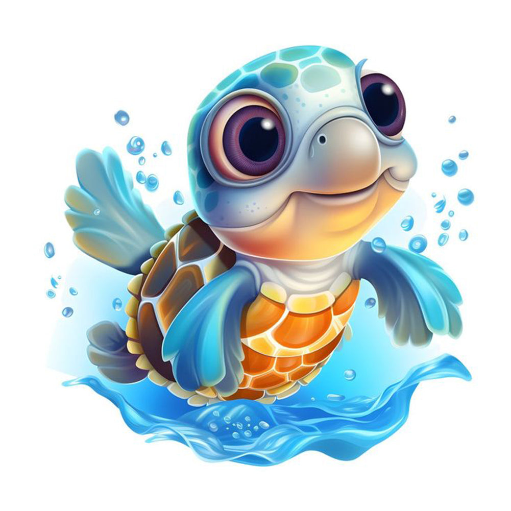 Diamond Painting - Full Round - sea turtle (30*30CM)