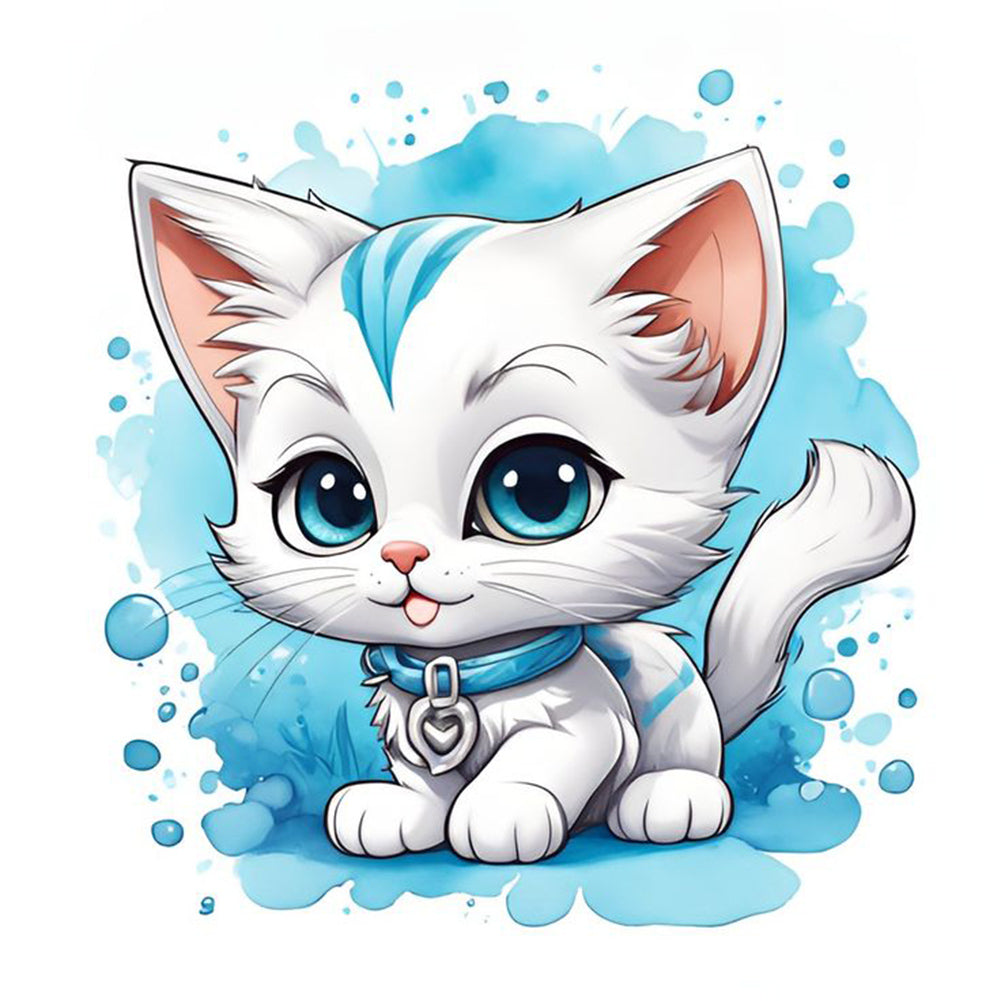 Diamond Painting - Full Round - cat (30*30CM)