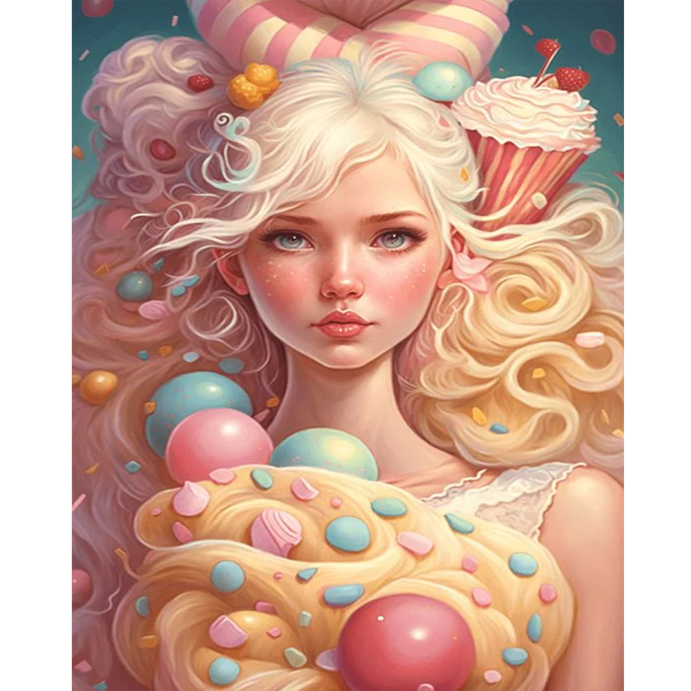 Diamond Painting - Full Round - candy girl (40*50CM)