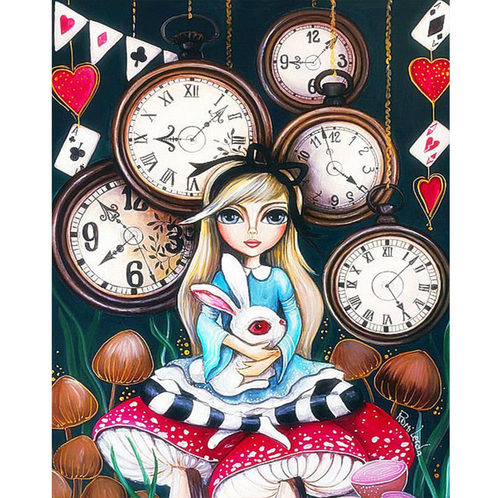 Diamond Painting - Full Round - Time and Space Alice (40*50CM)