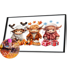 Load image into Gallery viewer, Diamond Painting - Full Round - halloween yak (40*30CM)
