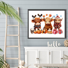 Load image into Gallery viewer, Diamond Painting - Full Round - halloween yak (40*30CM)
