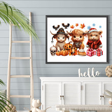 Load image into Gallery viewer, Diamond Painting - Full Round - halloween yak (40*30CM)
