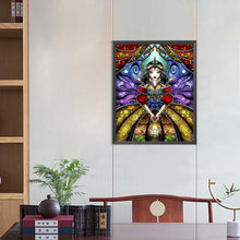 Load image into Gallery viewer, Diamond Painting - Full Round - Cartoon Princess Stained Glass Art (40*50CM)
