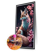 Load image into Gallery viewer, Diamond Painting - Full Square - Peach Blossom Fox (40*70CM)
